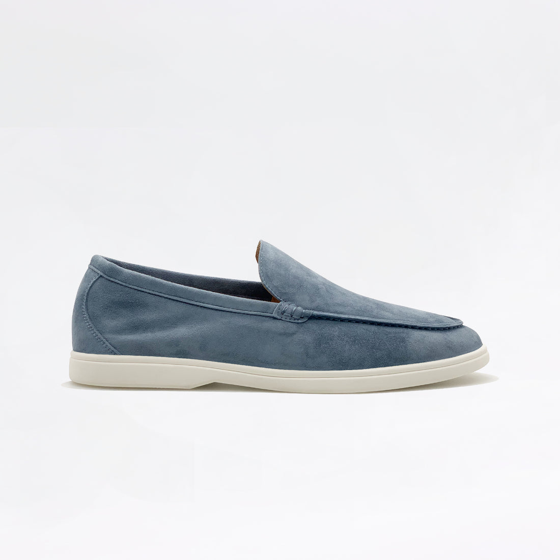 Mocassins en daim - Bleu