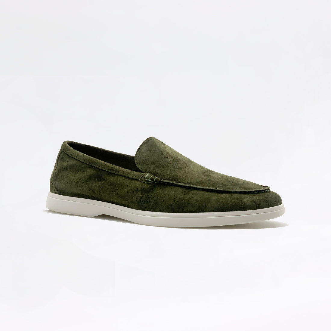 Mocassins en daim - Kaki