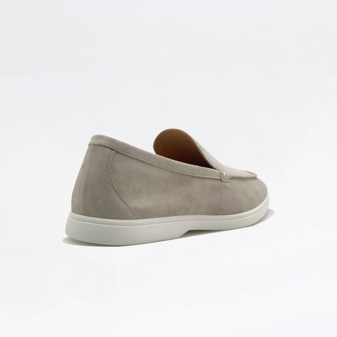Mocassins en daim - Écru
