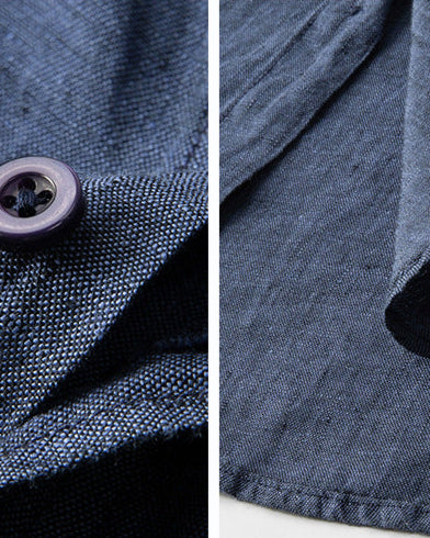 chemise en  100% lin Marine Français Été