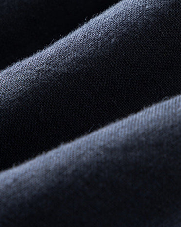 Chemise pur lin col mao marine qualité 100% français