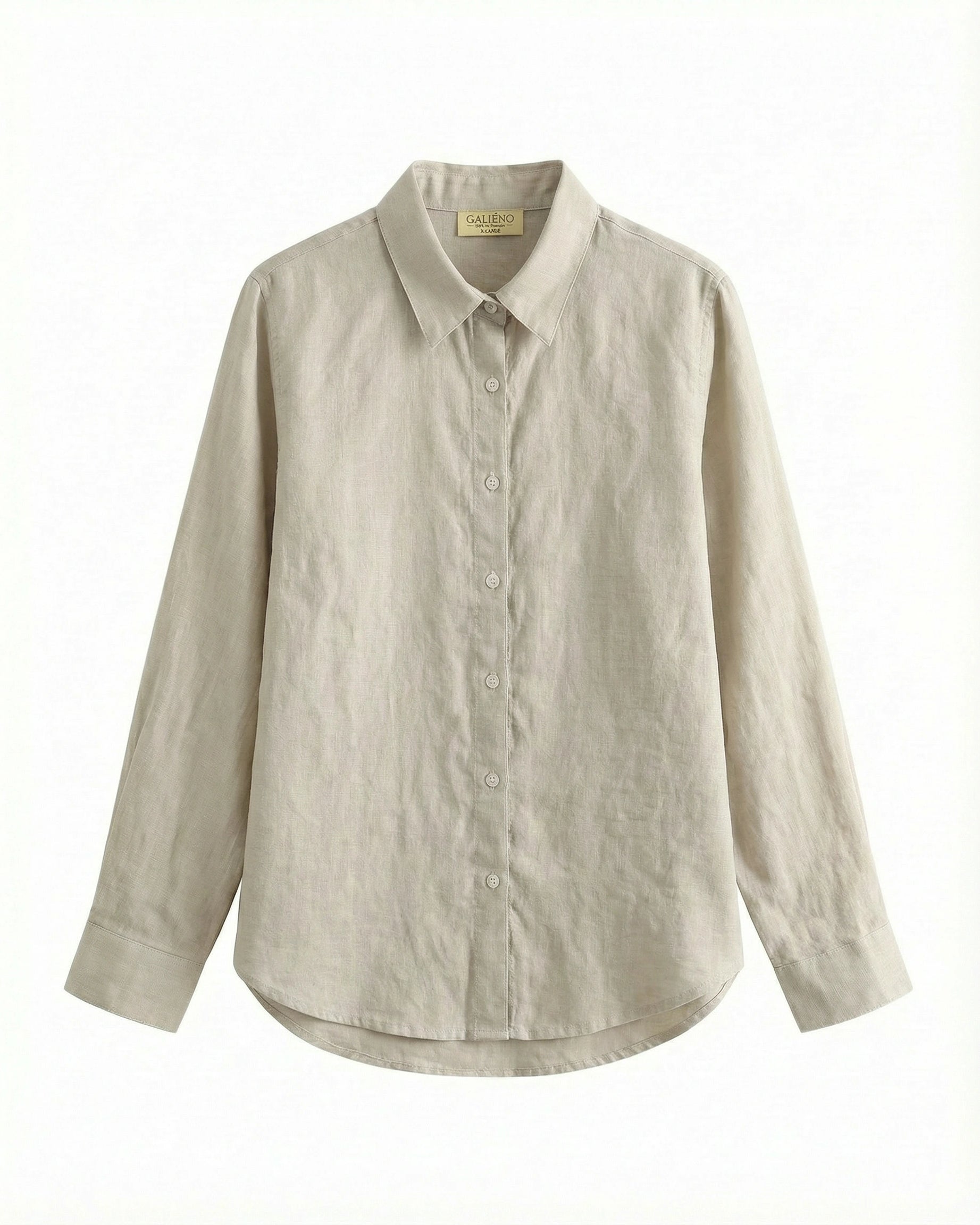 chemise en lin beige femme