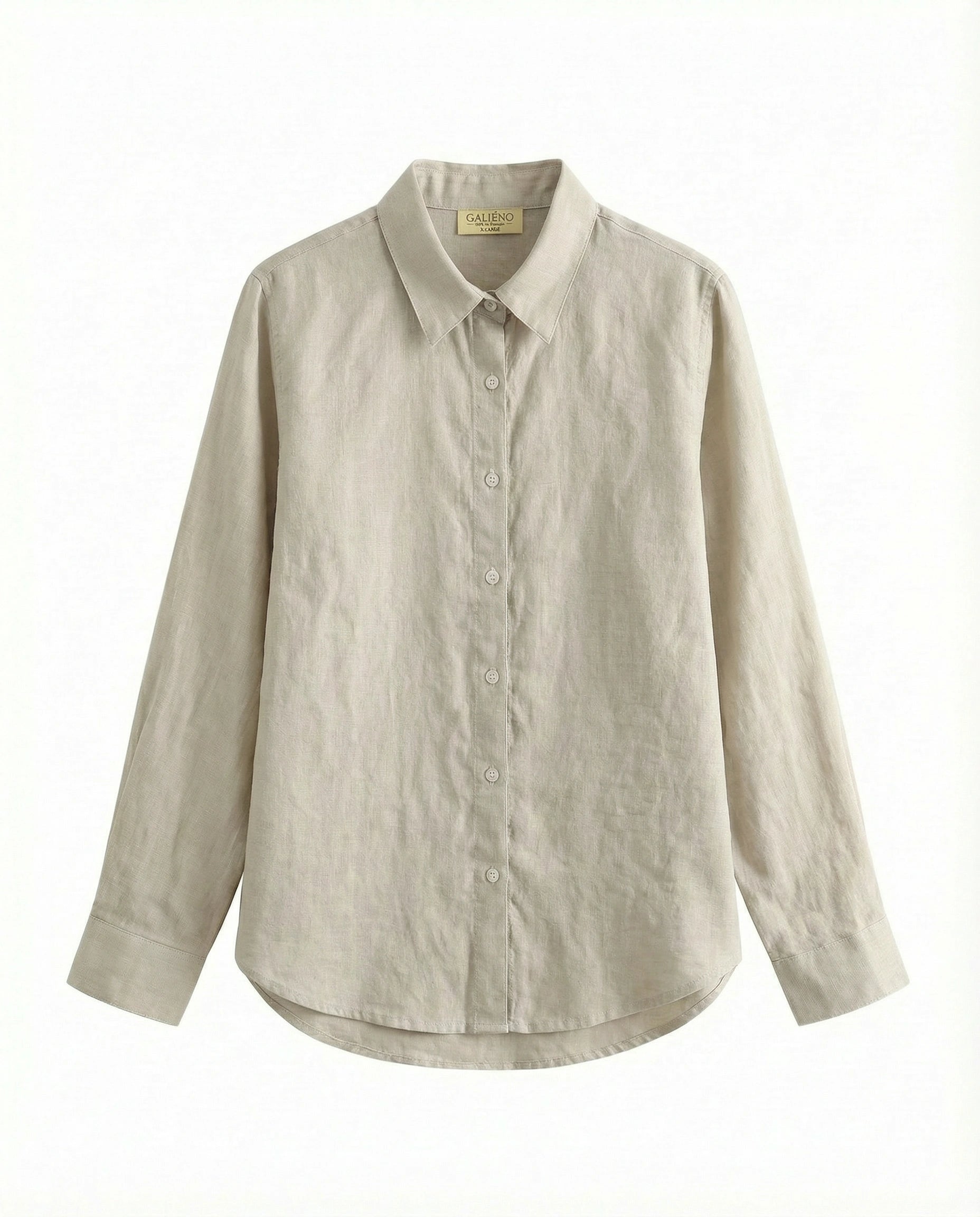 chemise en lin beige femme