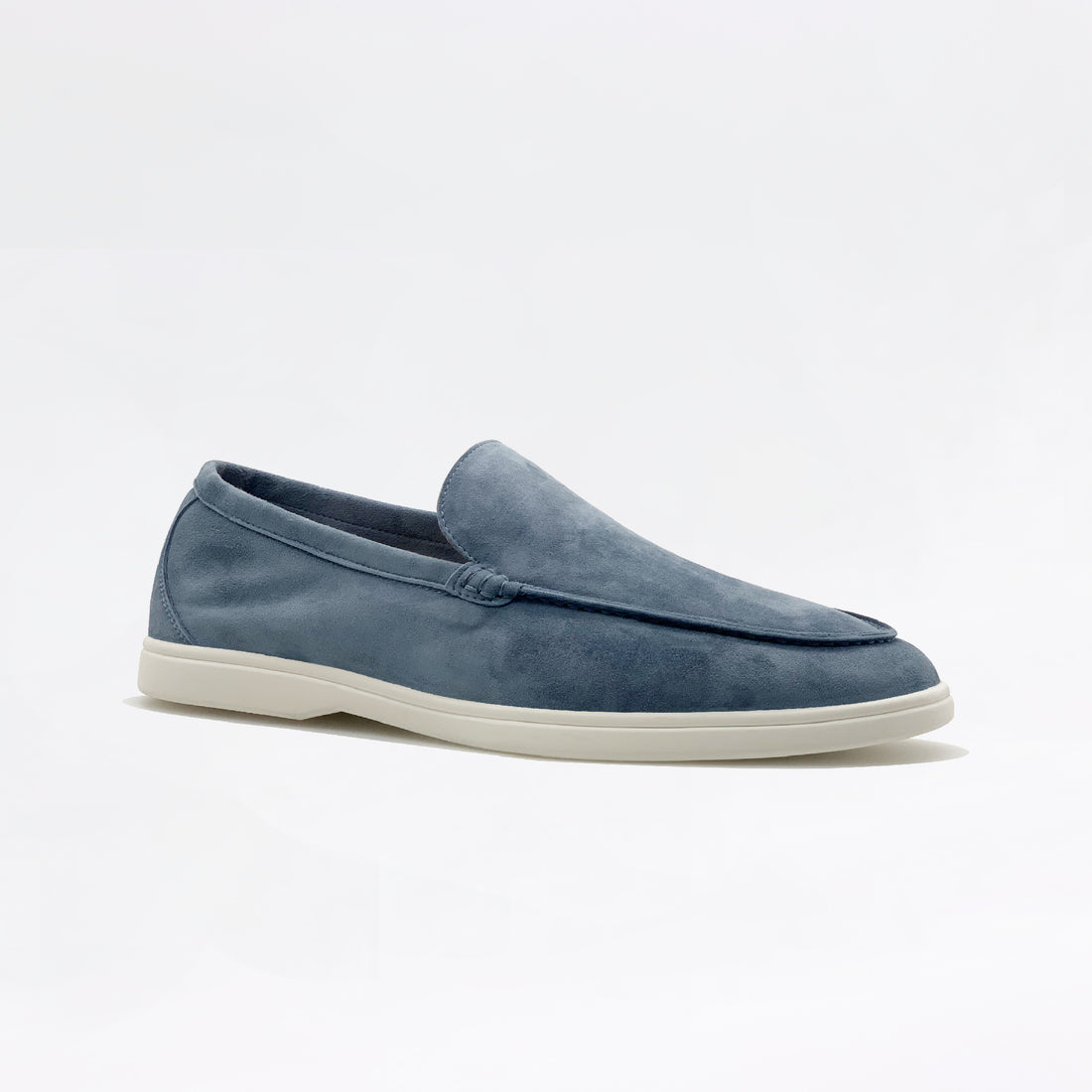 Mocassins en daim - Bleu