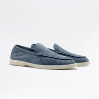 Mocassins en daim - Bleu