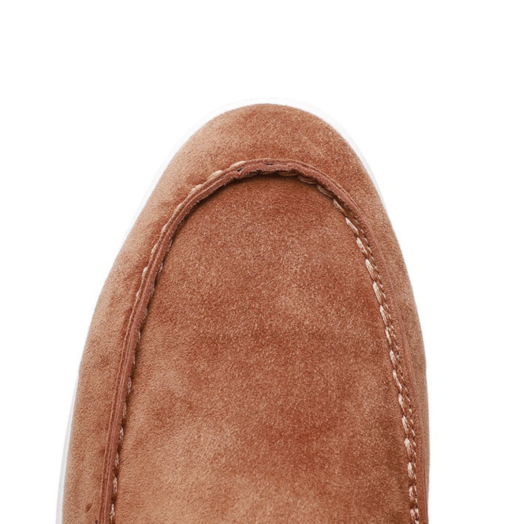 Suede moccasin