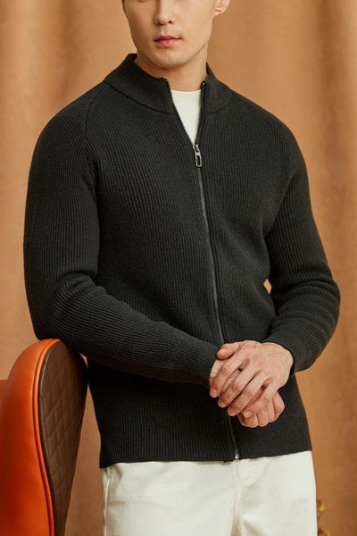 Half-zip without collar