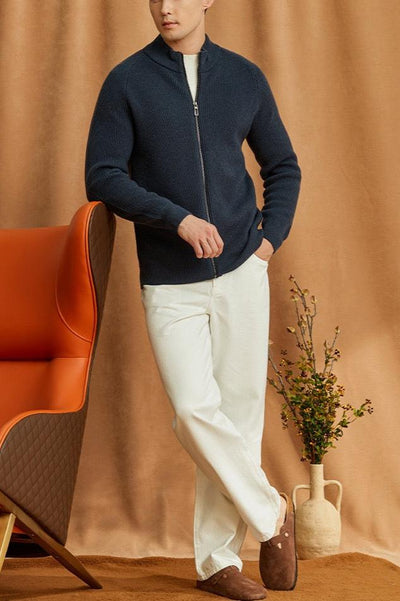 Half-zip without collar