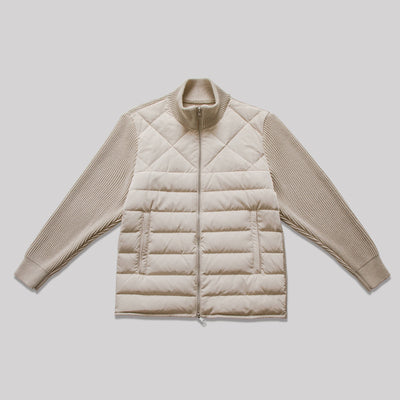 Veste doudoune en coton double zip