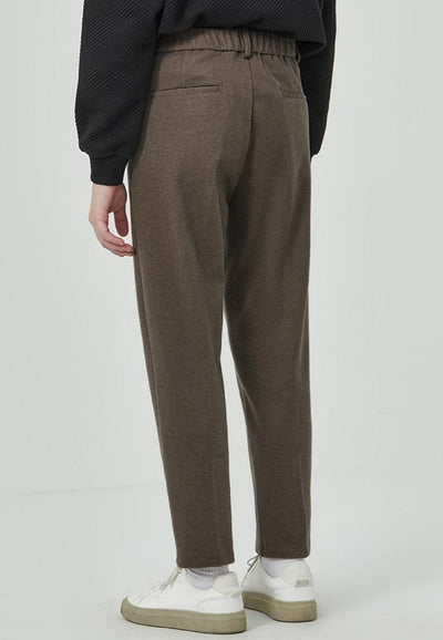 Wool buttoned pants