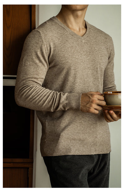 Slim V-neck sweater