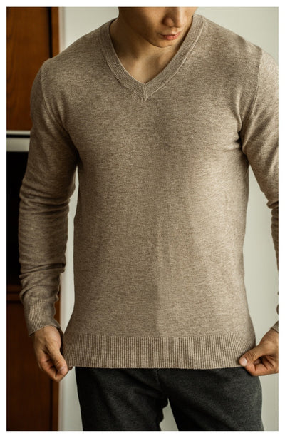 Slim V-neck sweater