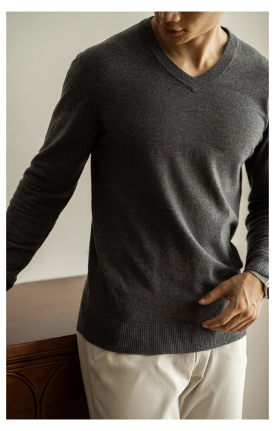 Slim V-neck sweater