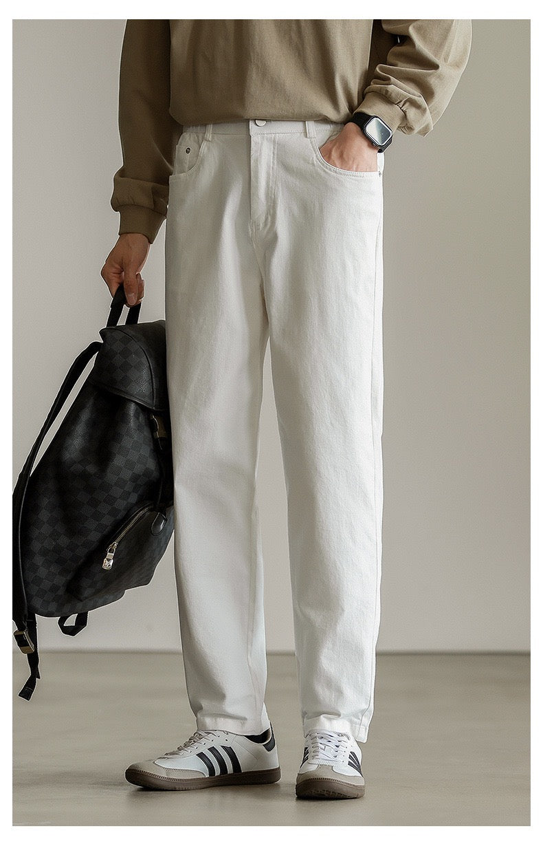 Wool buttoned pants