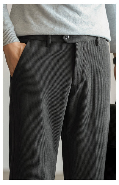 Pantalon côtelé stretch