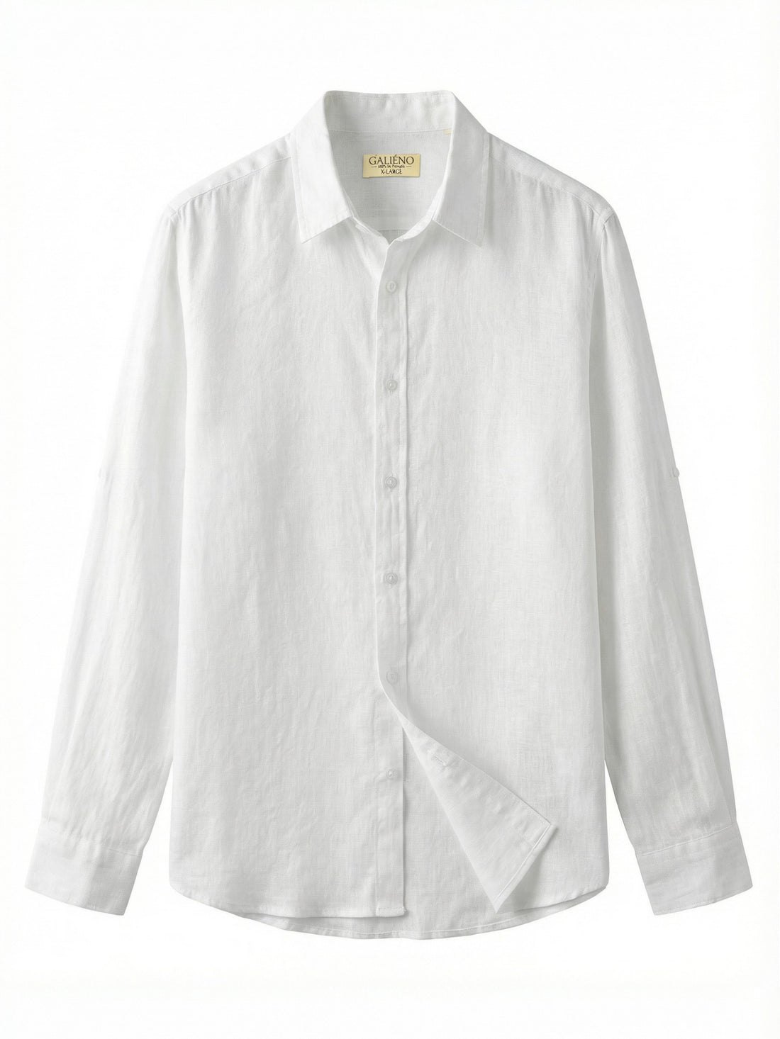 Men's linen shirt - White