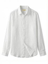Chemise en lin homme - Blanc