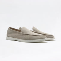 Mocassins en daim - Écru